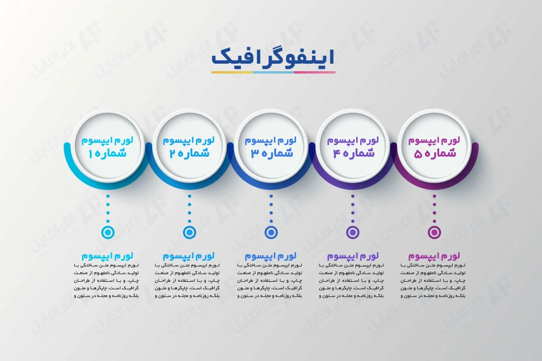 طرح لایه باز اینفوگرافیک فتوشاپ و ایلاستریتور