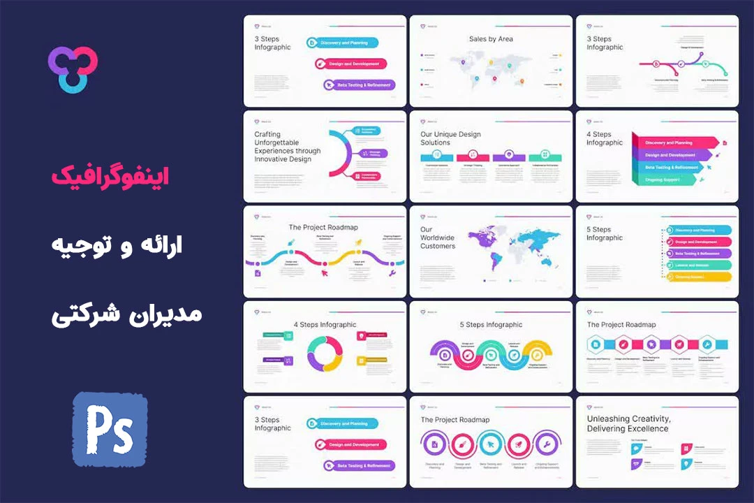 اینفوگرافیک ارائه مطالب علمی