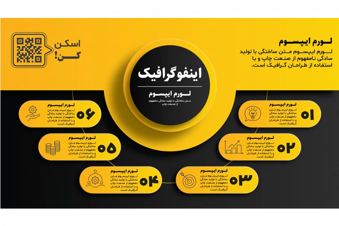 فایل لایه باز نمودار اینفوگرافیک