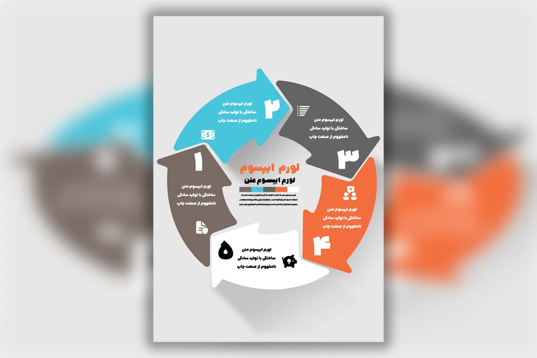 فایل لایهباز PSD اینفوگرافیک حرفهای | طرح چندمنظوره برای هر نوع کسبوکار 📊✨ (قابل ویرایش در 5 دقیقه)