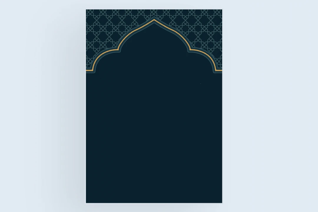 طرح محراب با پس زمینه اسلیمی