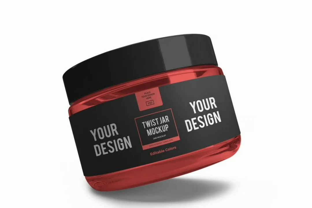 موکاپ بسته بندی قوطی کرم و مکمل