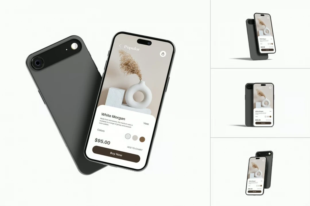 دانلود موکاپ لایه باز آیفون ۱۷ ایر