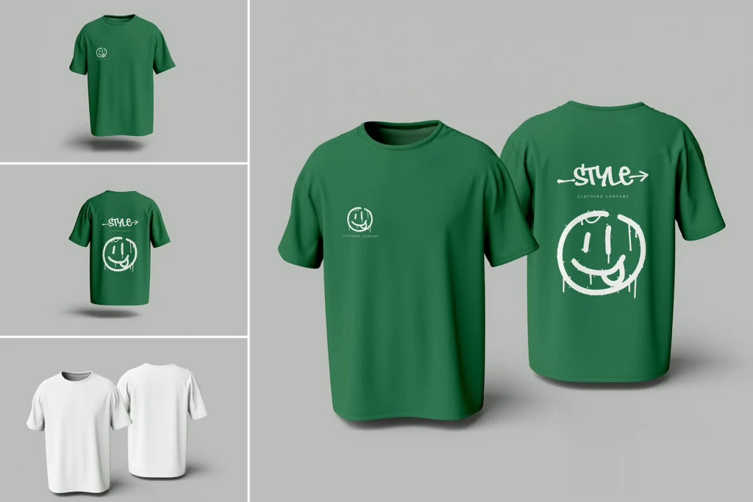 دانلود موکاپ لایه باز تیشرت بیسیک