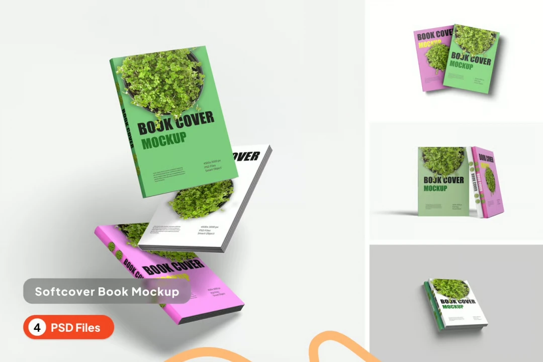 دانلود موکاپ لایه باز جلد کتاب