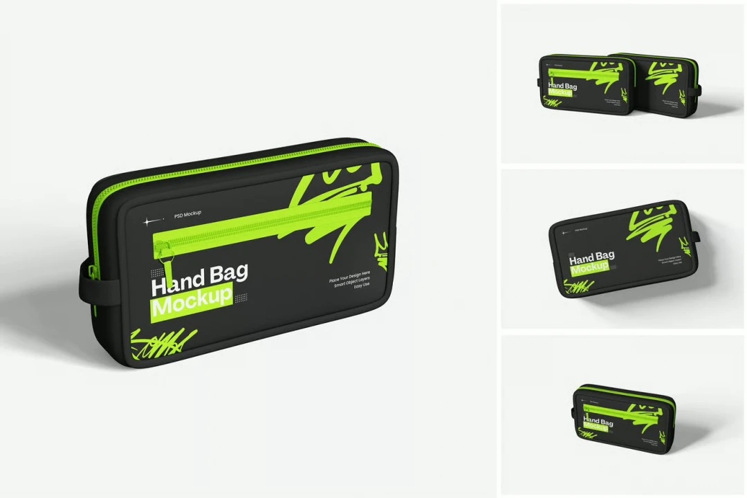 دانلود موکاپ لایه باز کیف دستی