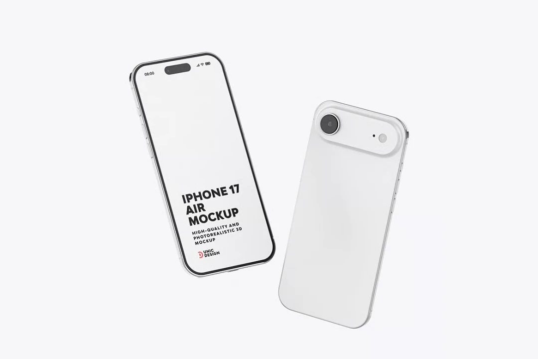 دانلود موکاپ لایه باز آیفون ۱۷ ایر