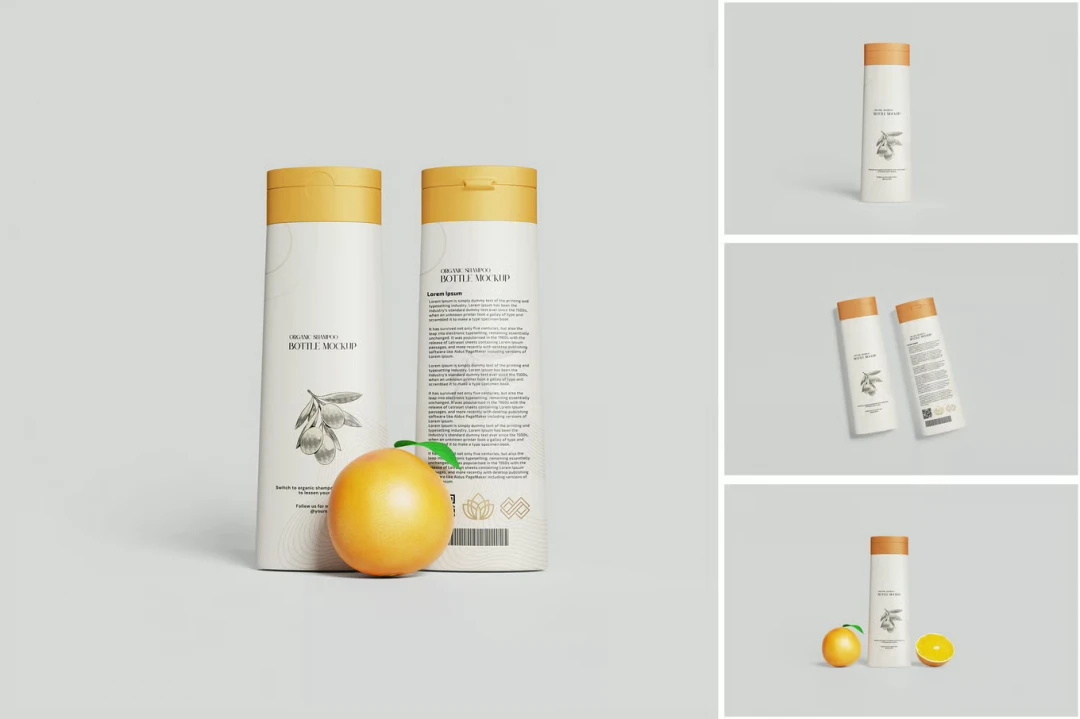 دانلود موکاپ لایه باز شامپو