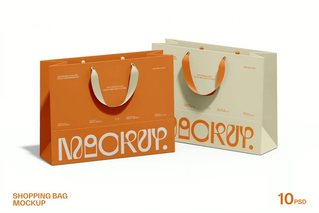 دانلود موکاپ لایه باز بگ خرید