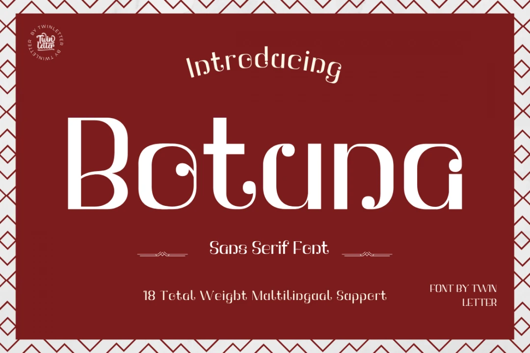 دانلود فونت botuna مناسب طراحی پوستر و تایتل