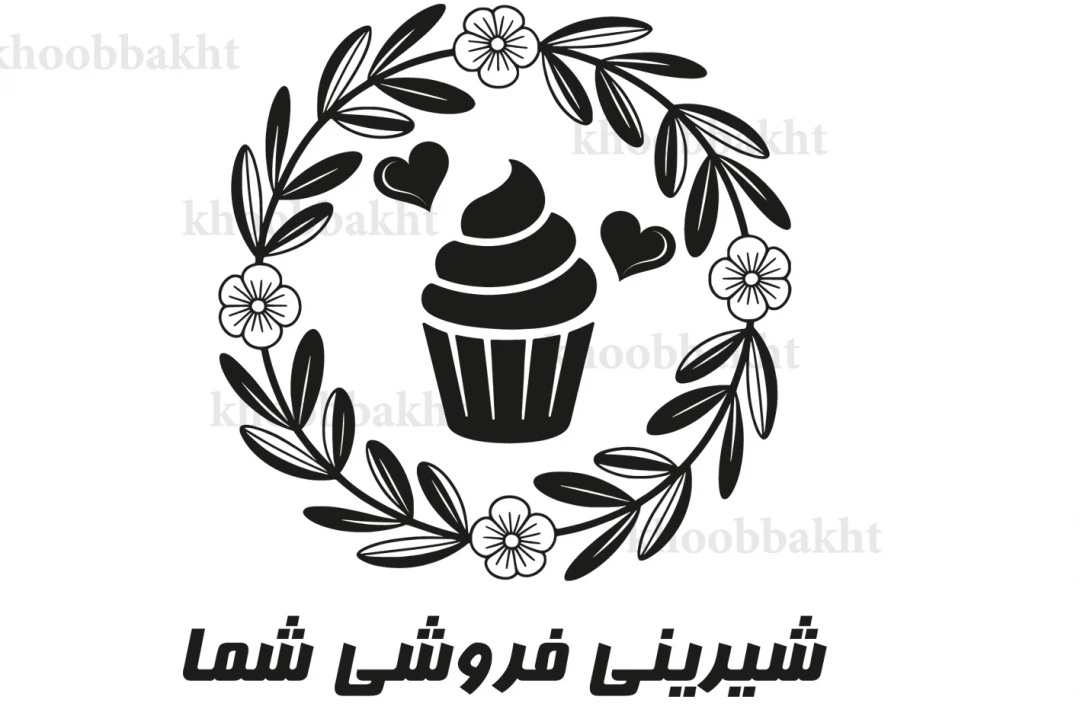 دانلود طرح وکتور لوگوی شیرینی فروشی یا کاپ کیک