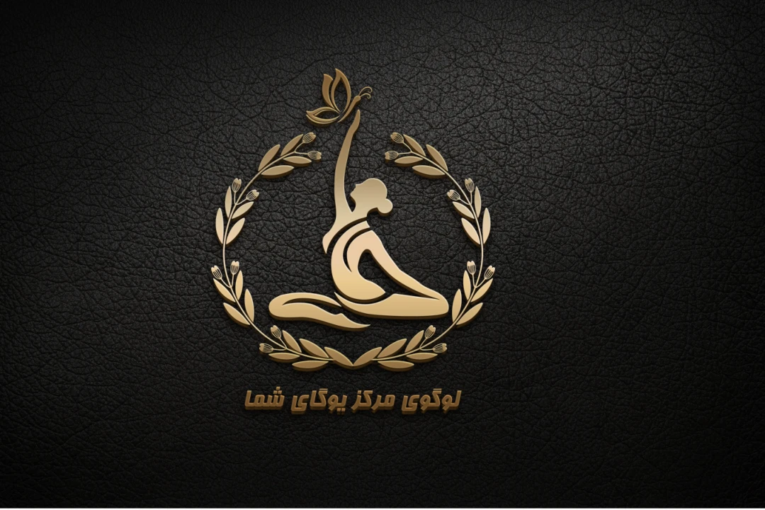 دانلود طرح وکتور لوگو مرکز یوگا یا مدیتیشن متشکل از تصویر زن و گل