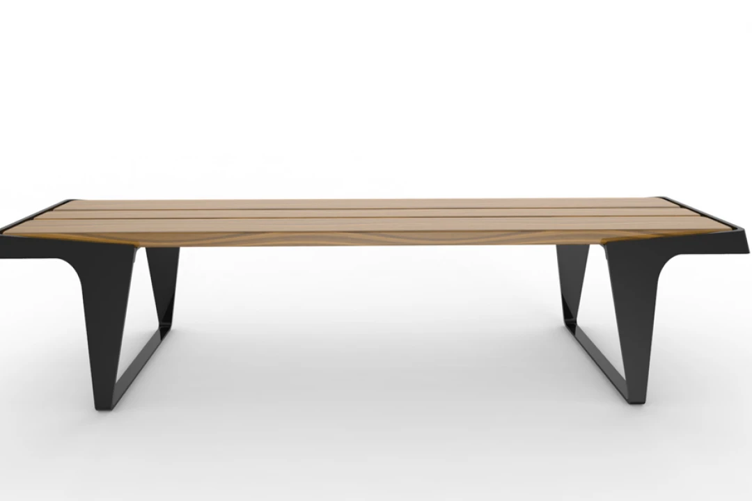 نیمکت پایه فلزی