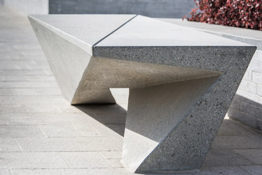 نیمکت کاملا بتنی