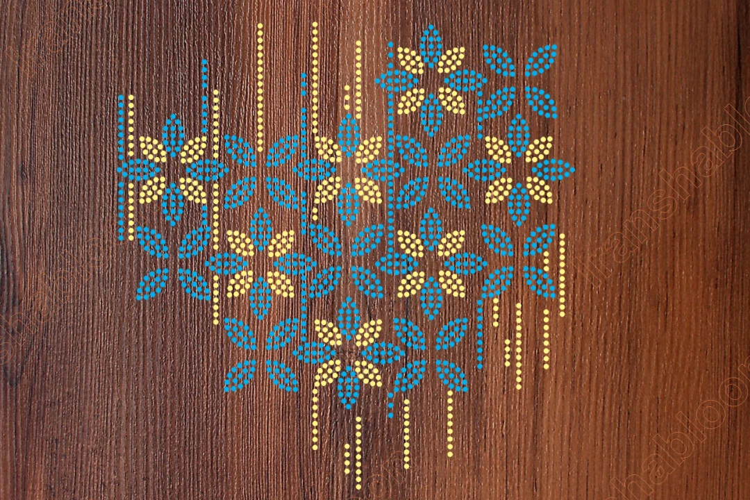 فایل لایه باز شابلون نگین حرارتی