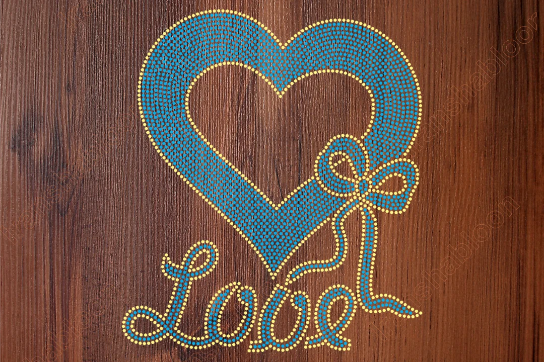 فایل لایه باز شابلون نگین حرارتی