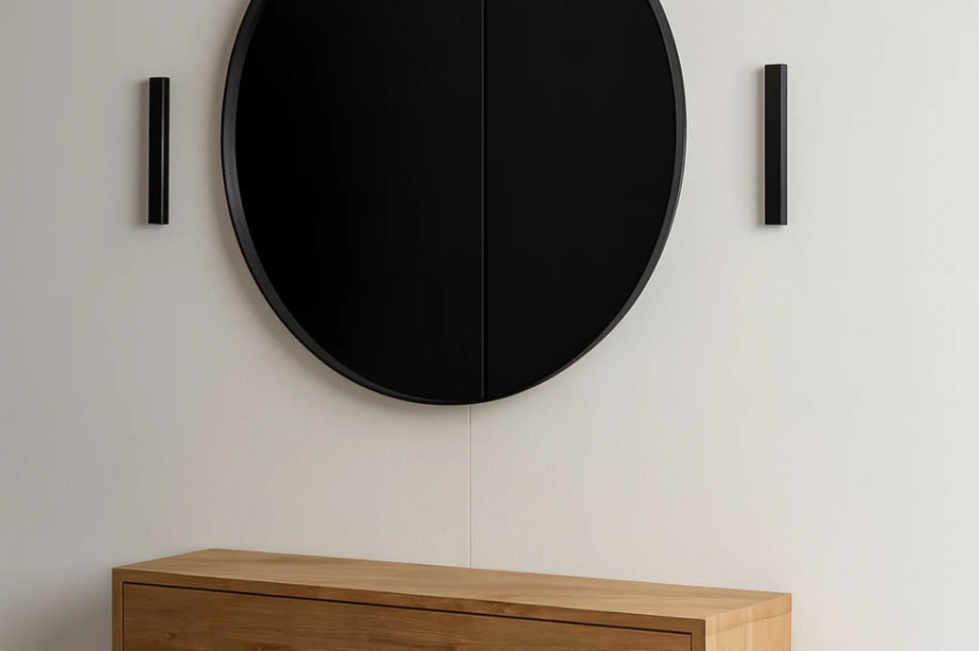 آبجکت 3بعدی آیینه و میز مدرن3