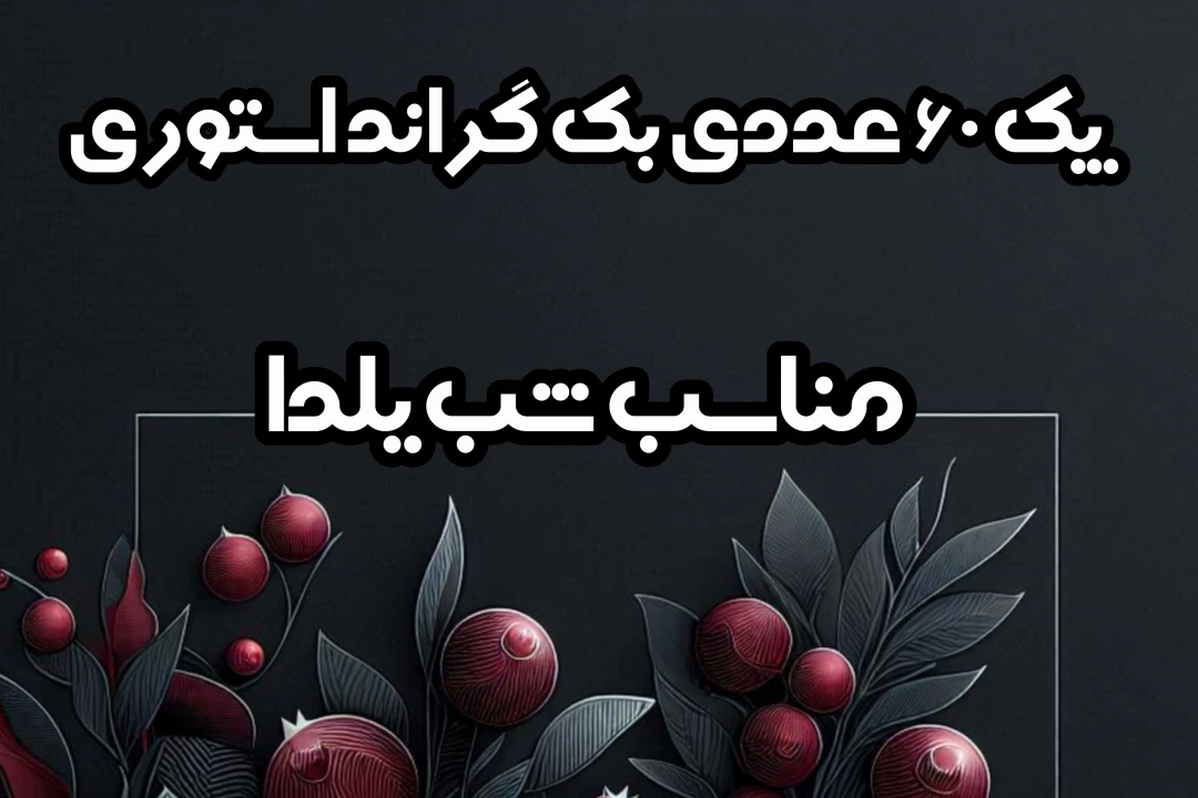 دانلود پک 60 عددی بک گراند استوری اینستاگرام با طرح انار و هندوانه مناسب شب یلدا