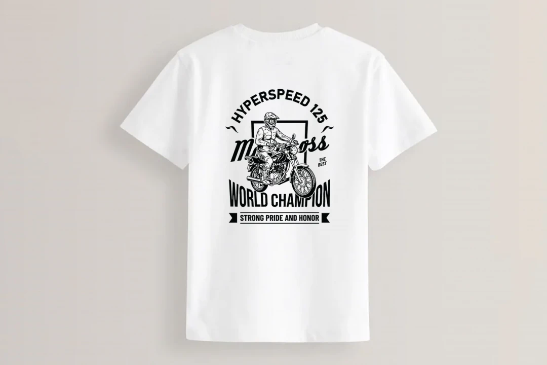 طرح تیشرت موتور هوندا 125 لایه باز
