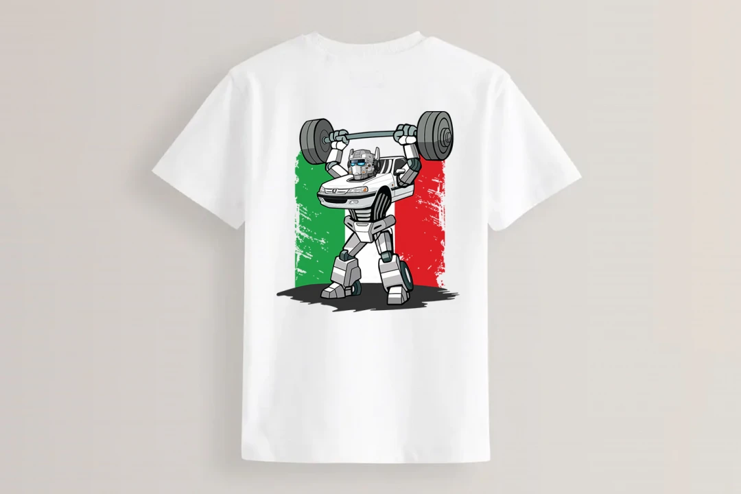 طرح تیشرت پژو پارس تبدیل شوندگان برای چاپ