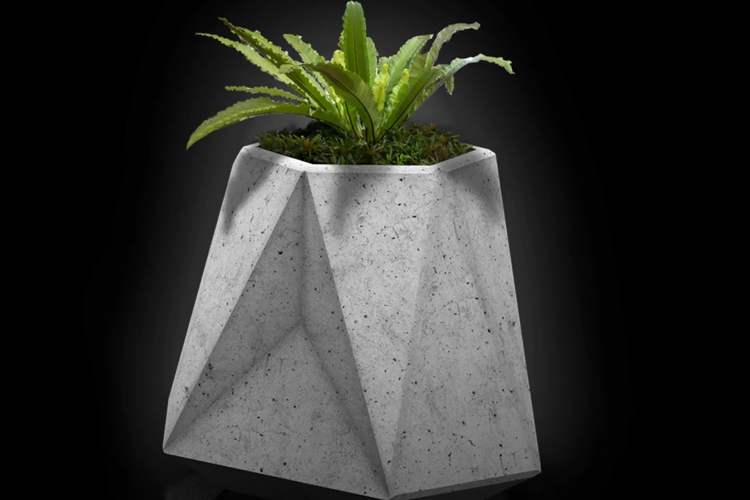 گلدان بتنی مدرن