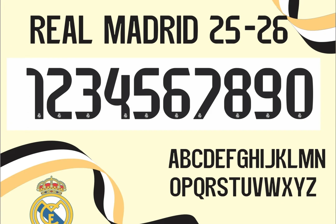 فونت رئال مادرید 2025/2026