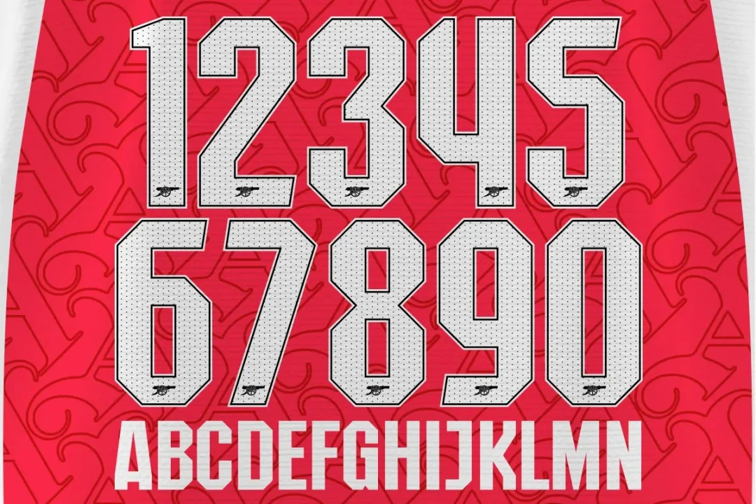 فونت آرسنال 2025/2026 لوگو دار