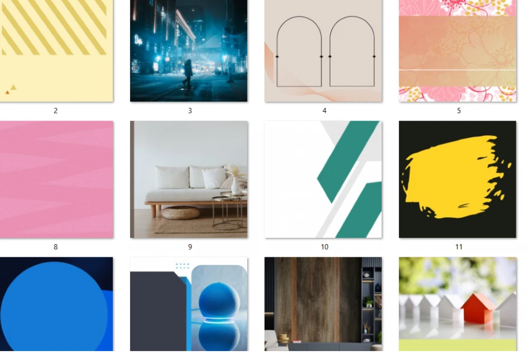 پکیج ۳۰ تایی پست عکس اینستاگرام (بدون متن و لوگو)