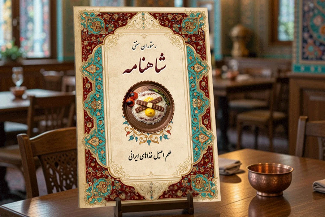 منوی رستوران سنتی شاهنامه