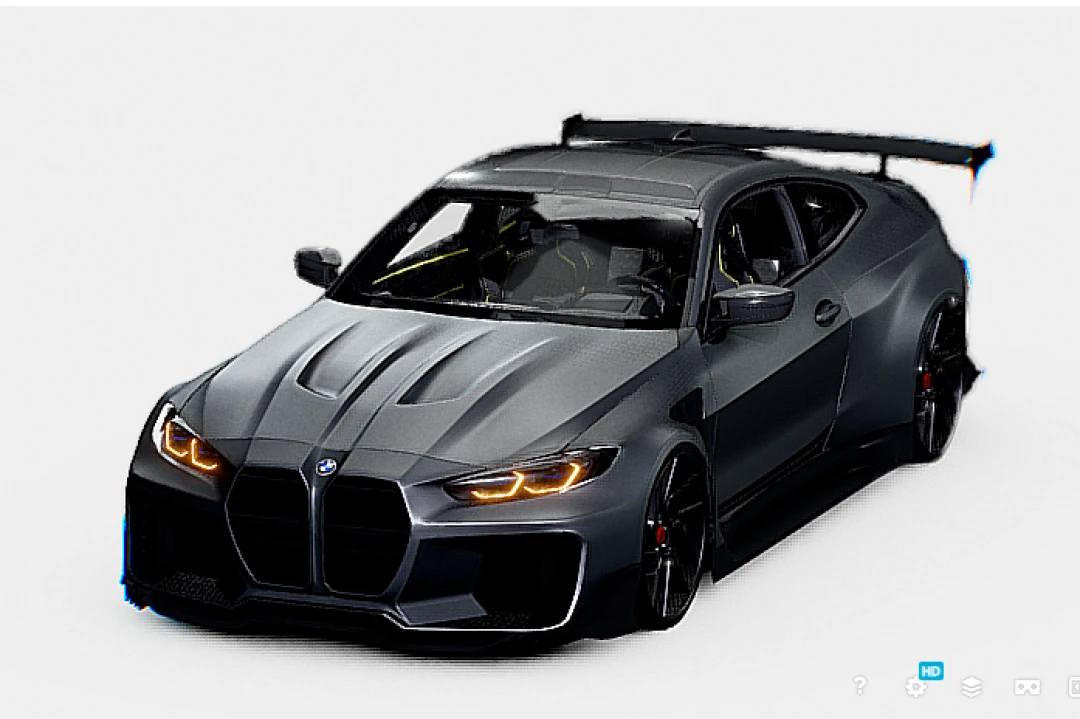 دانلود فایل سه بعدی ماشین  حرفه ای و قابل استفاده و ویرایش، برای بازی سازی