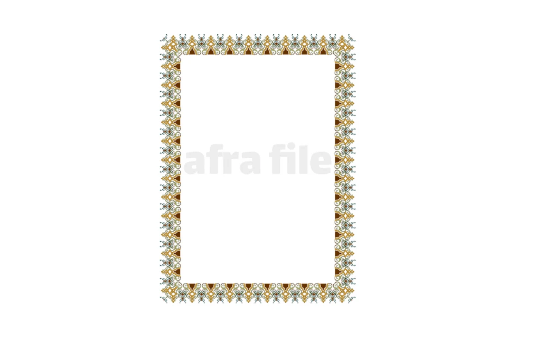 کادر پریمیوم لایه باز لوح تقدیر بدون زمینه psd