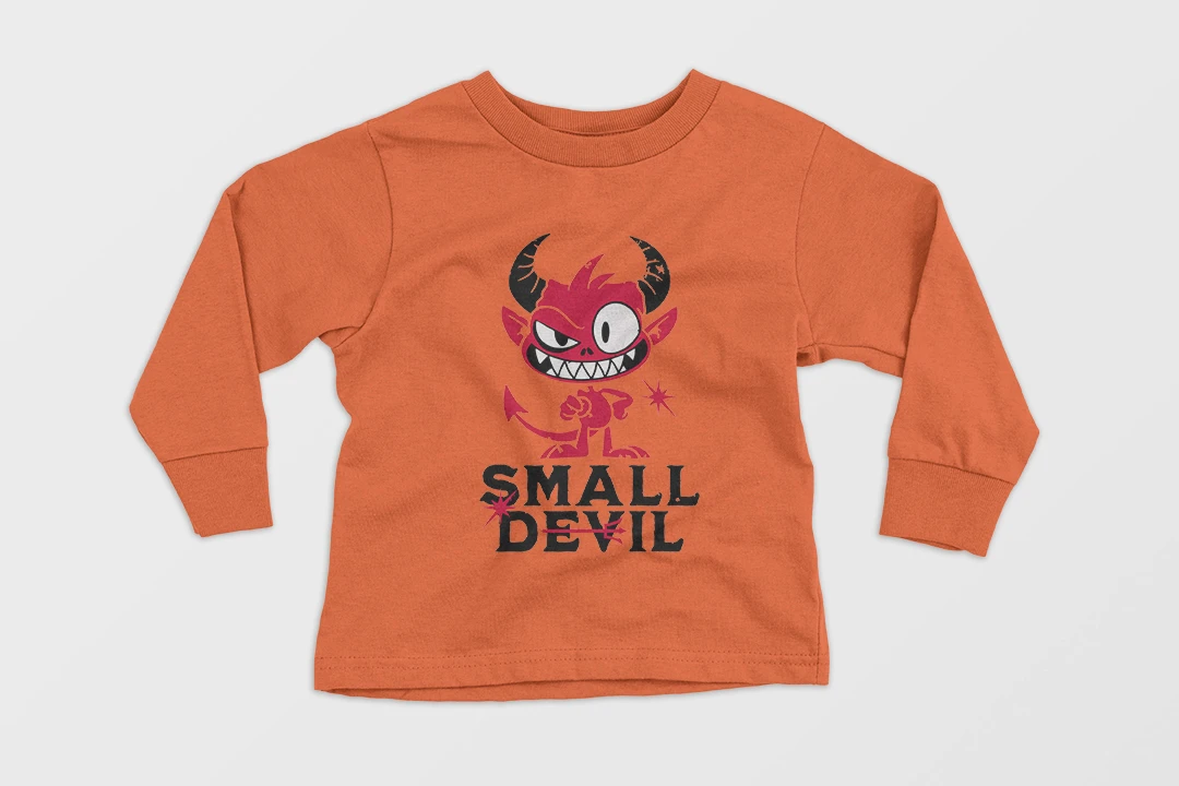 طرح لباس آستین بلند پسرانه (Small Devil)