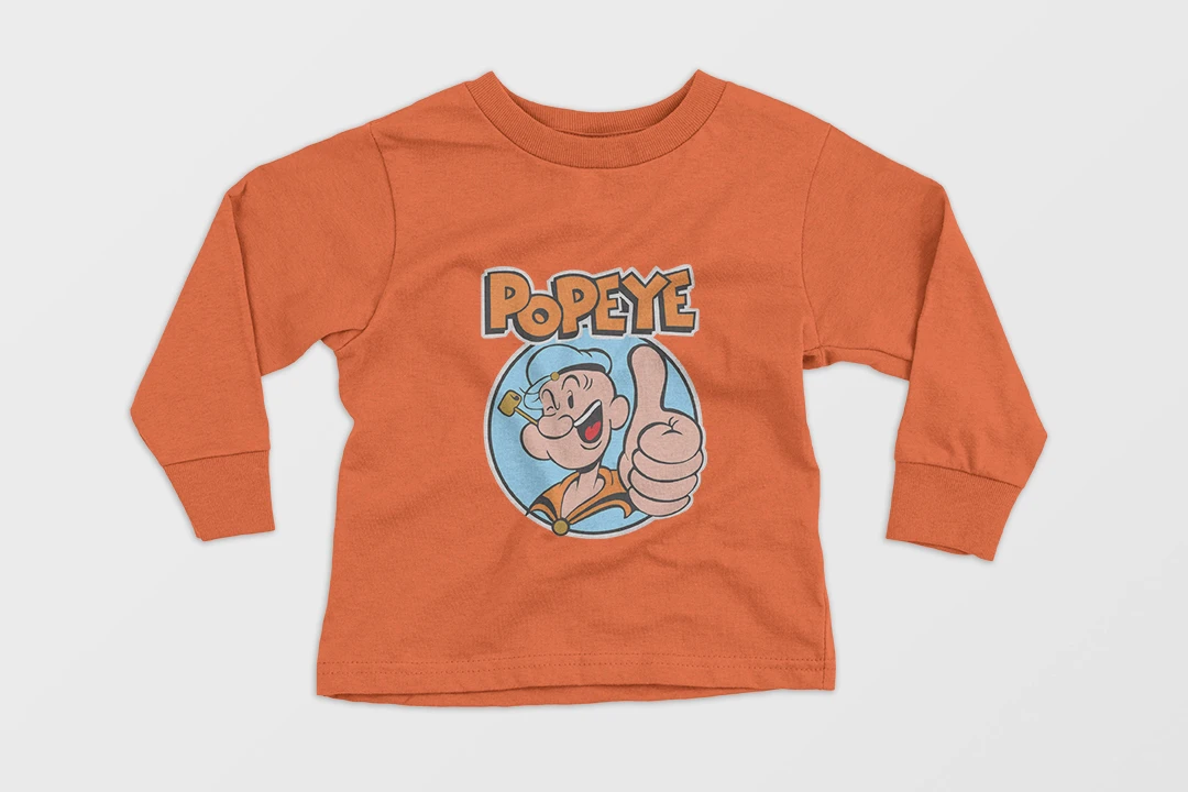 طرح لباس آستین بلند پسرانه (Popeye)