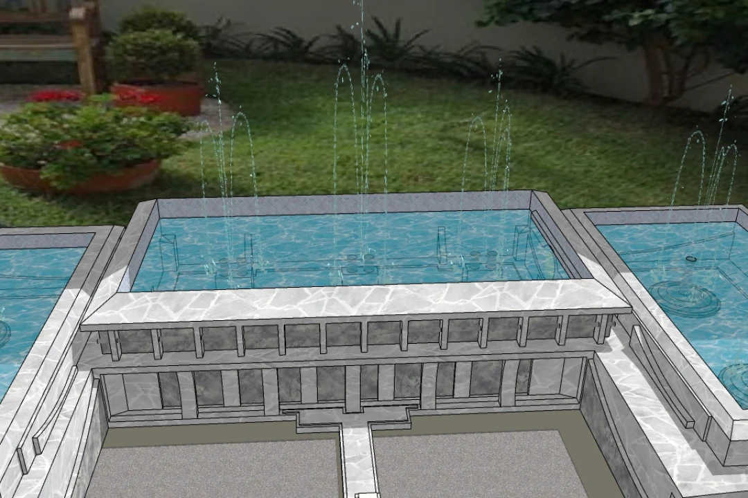 مدل سه بعدی آبنمااسکچاپ