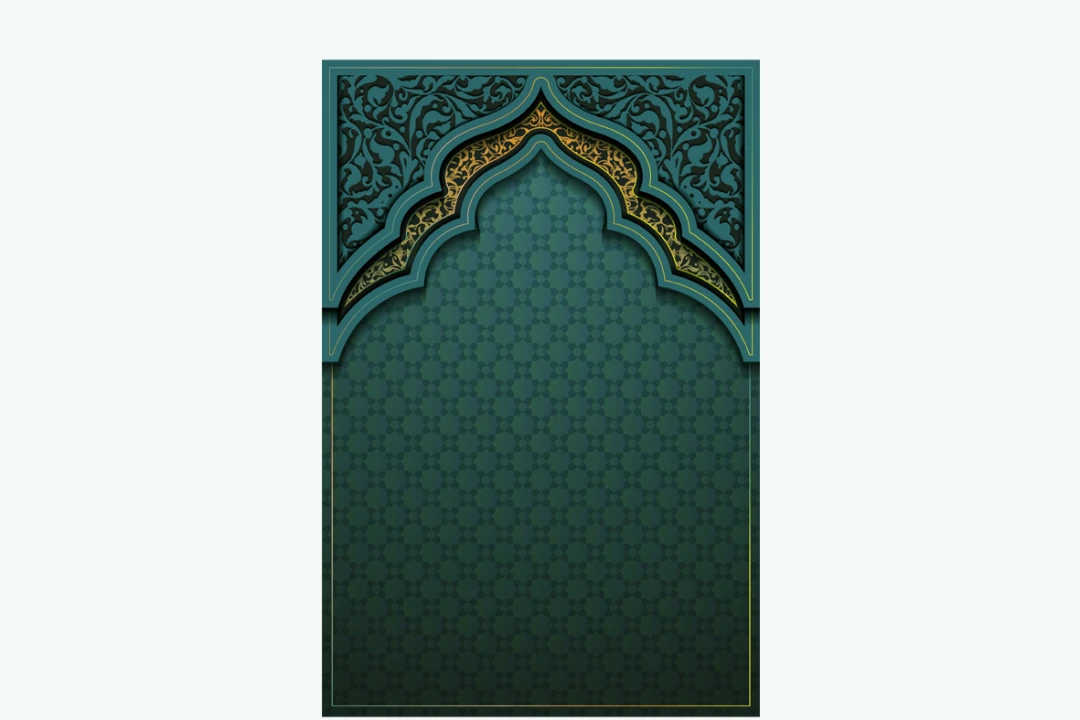 طرح اسلیمی محراب لایه باز ایلوستریتور