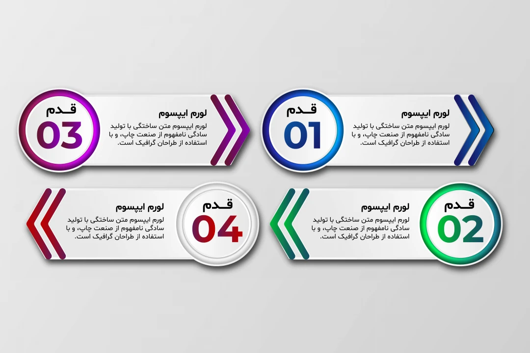 طرح لایه‌باز اینفوگرافیک | قابل شخصی‌سازی برای کسب‌وکارها