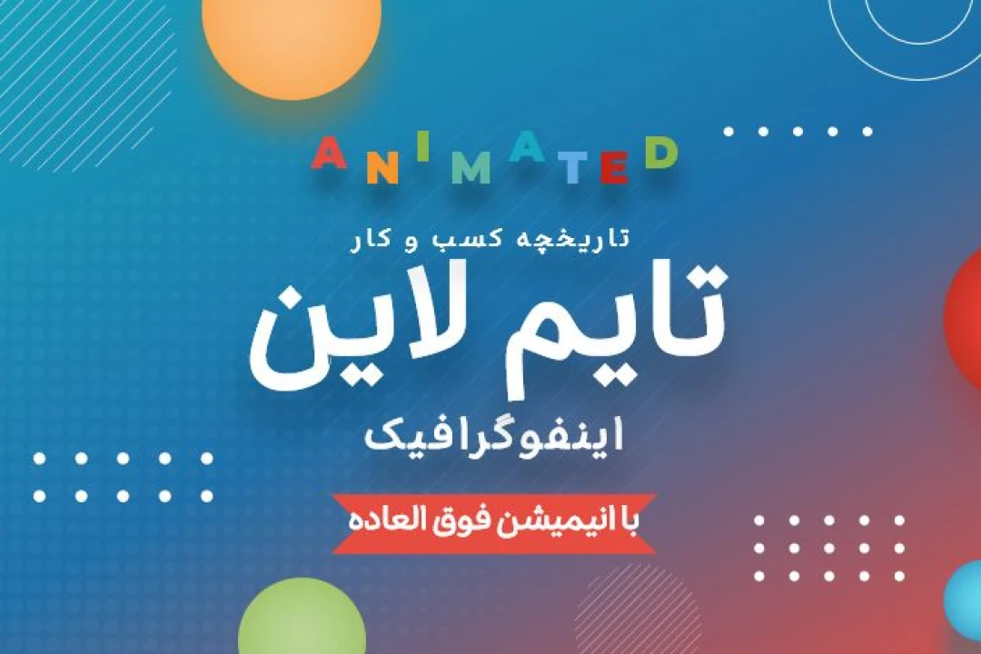 قالب پاورپوینت اینفوگرافیک تایم لاین تاریخچه کسب و کار با بیش از 50 اسلاید متحرک