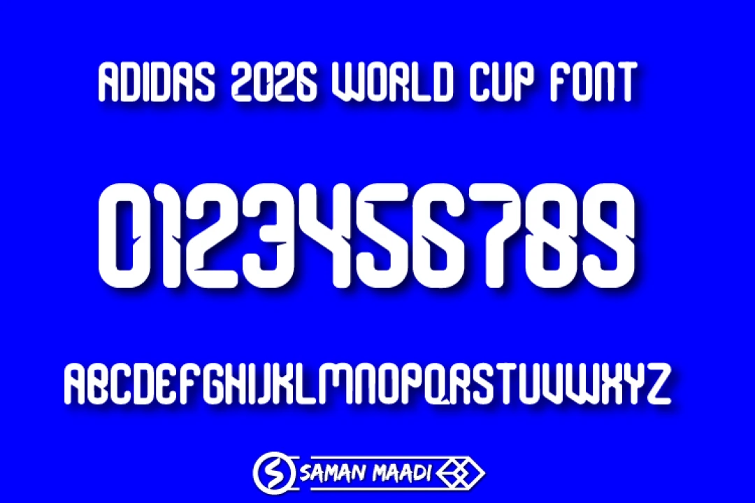 فونت آدیداس جام جهانی 2026