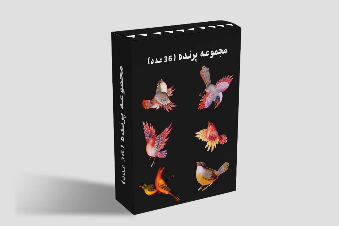 مجموعه وکتور پرنده تزئینی | پرنده اسلیمی، قرانی و عارفانه