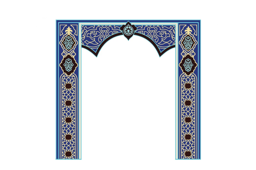 کادر و حاشیه تذهیب دار بسیار زیبا لایه باز فتوشاپ در سه طرح و رنگ