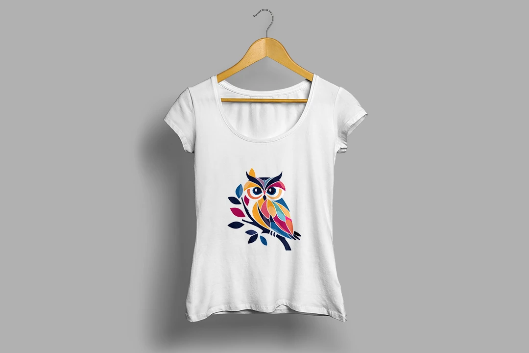 طرح لباس آستین کوتاه زنانه (Wise Owl)