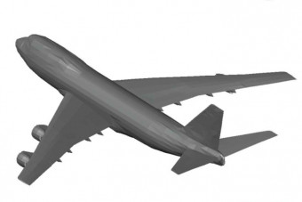 دانلود پروژه آماده اتوکد طرح سه بعدی اتوکد هواپیما بوئینگ Airplane Boeing 747