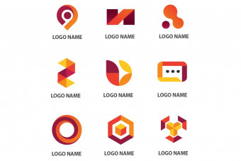 قالب آماده لایه باز لوگو