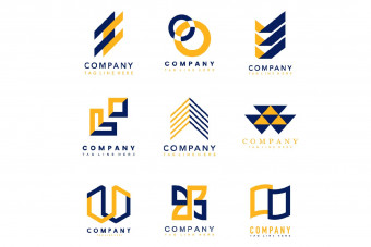 قالب آماده لایه باز لوگو