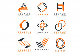 قالب آماده لایه باز لوگو