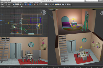 مدلسازی اتاق و آشپرخانه مبتدی 3D Max
