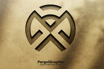 قالب موکاپ لوگو