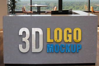 قالب موکاپ لوگو