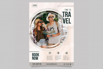 تراکت تبلیغاتی گردشگری و سفر