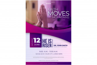 قالب لایه باز تراکت تبلیغاتی